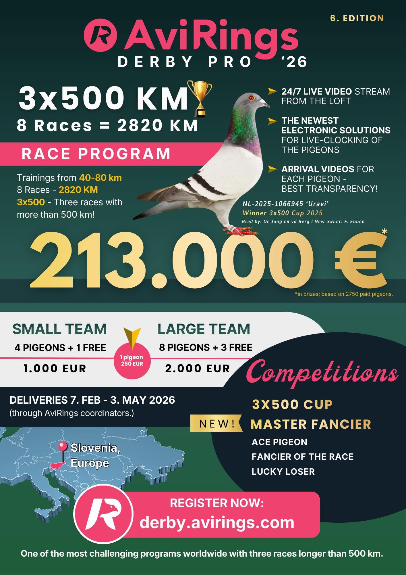 AviRings Derby Pro - Slovenya